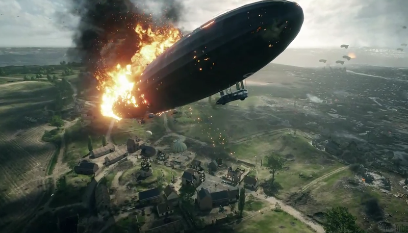 75% of the time you see an airship, it’s on fire. Makes for cool GIFs though.